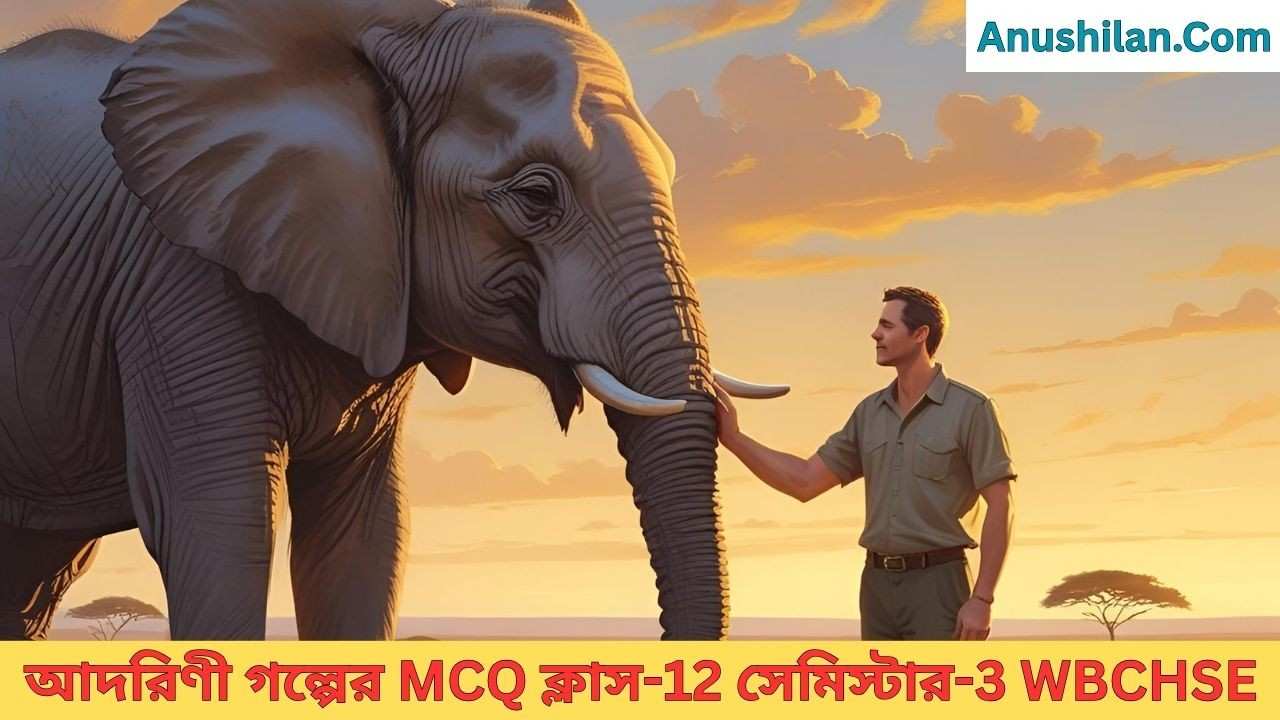 আদরিণী গল্পের MCQ প্রশ্ন উত্তর সেমিস্টার-3 Adorini Golper MCQ Question Answer for 3rd Semester Class 12